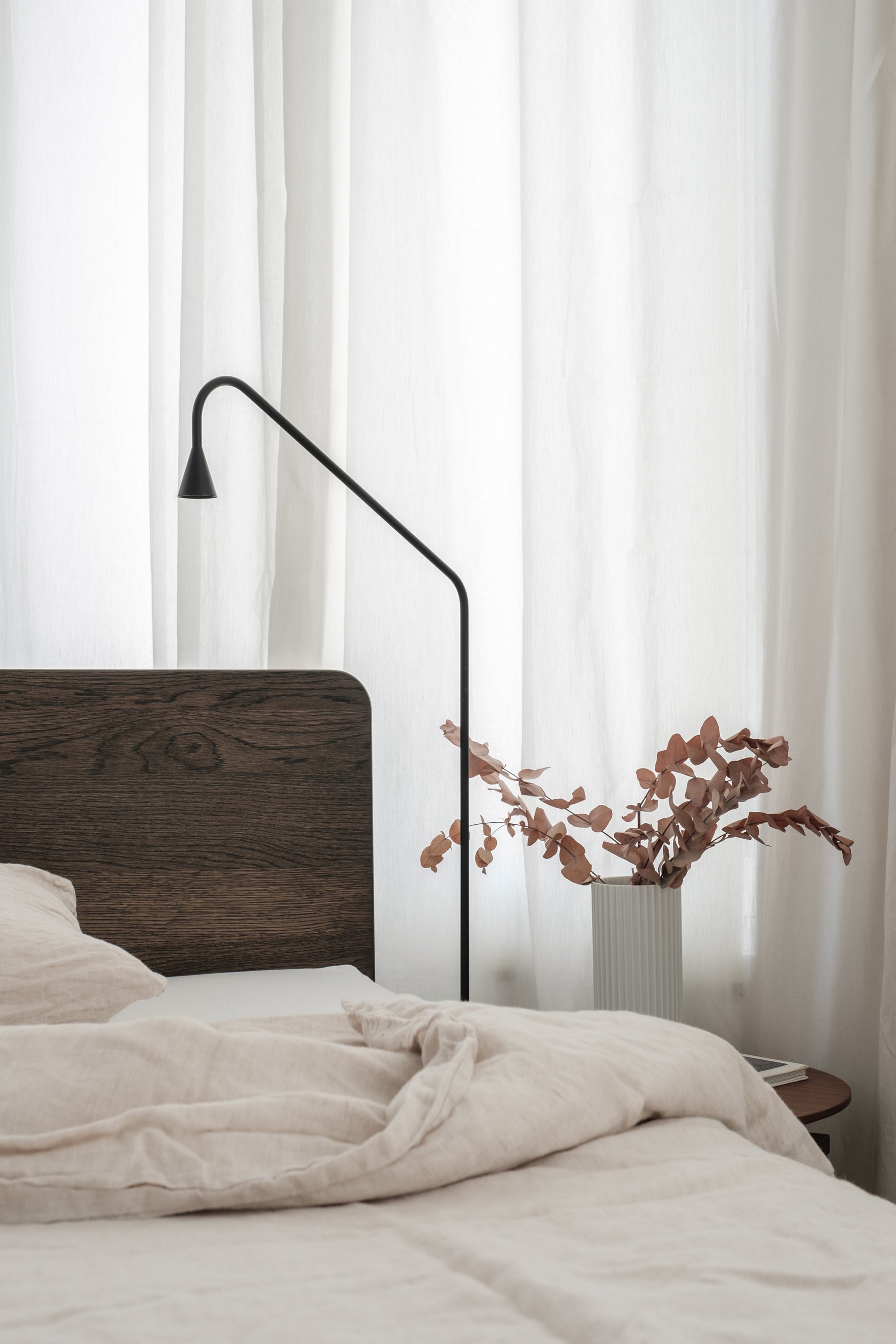 Pure bed donker eiken