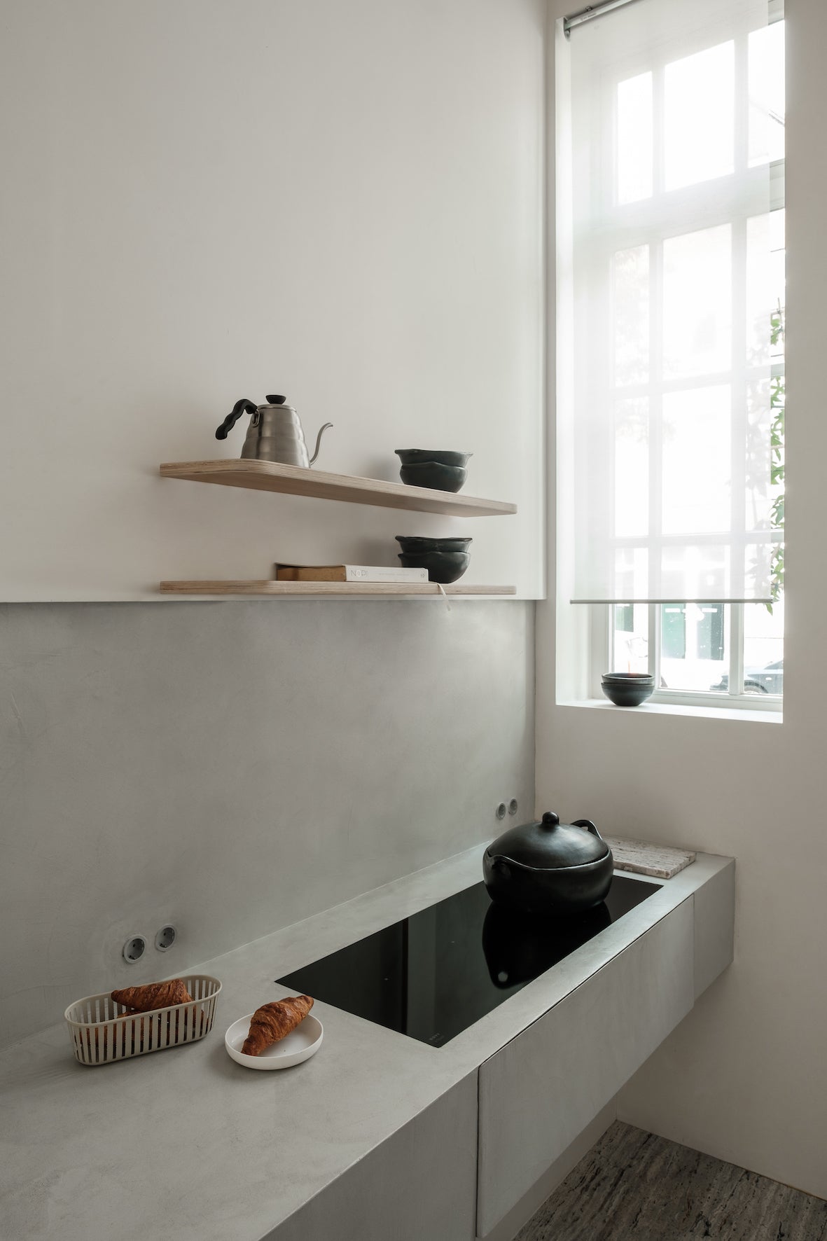 Houten wandplank Shelve