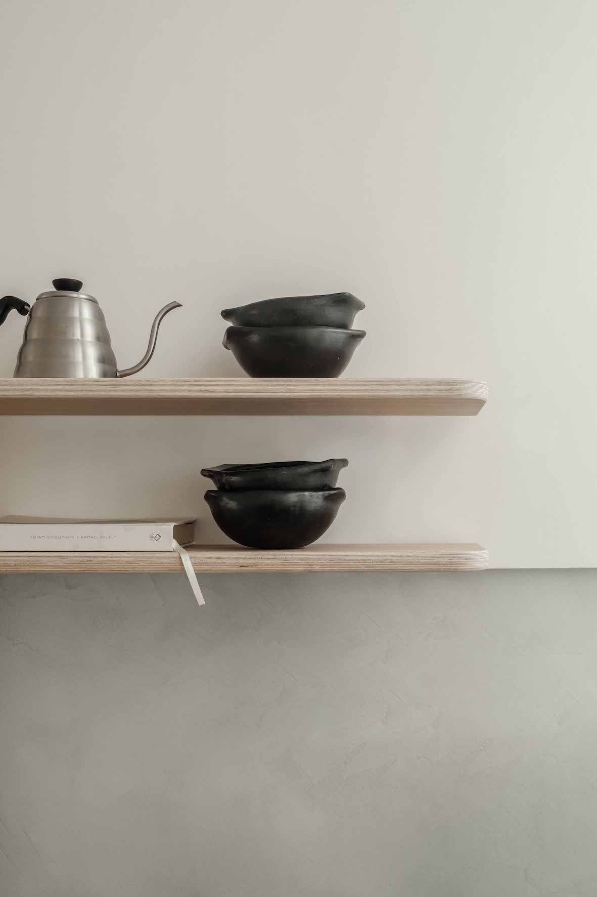 Houten wandplank Shelve