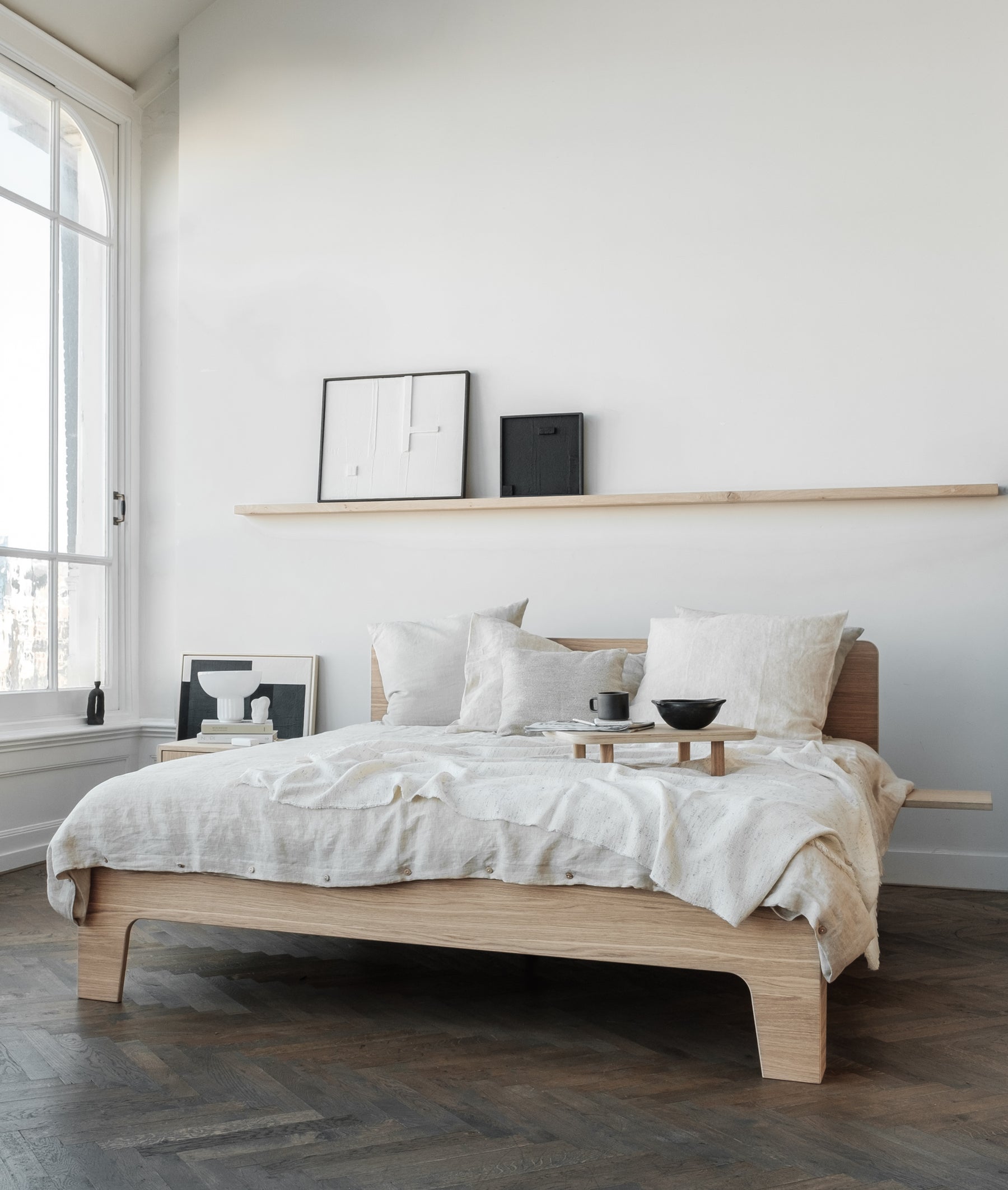 Pure bed licht eiken
