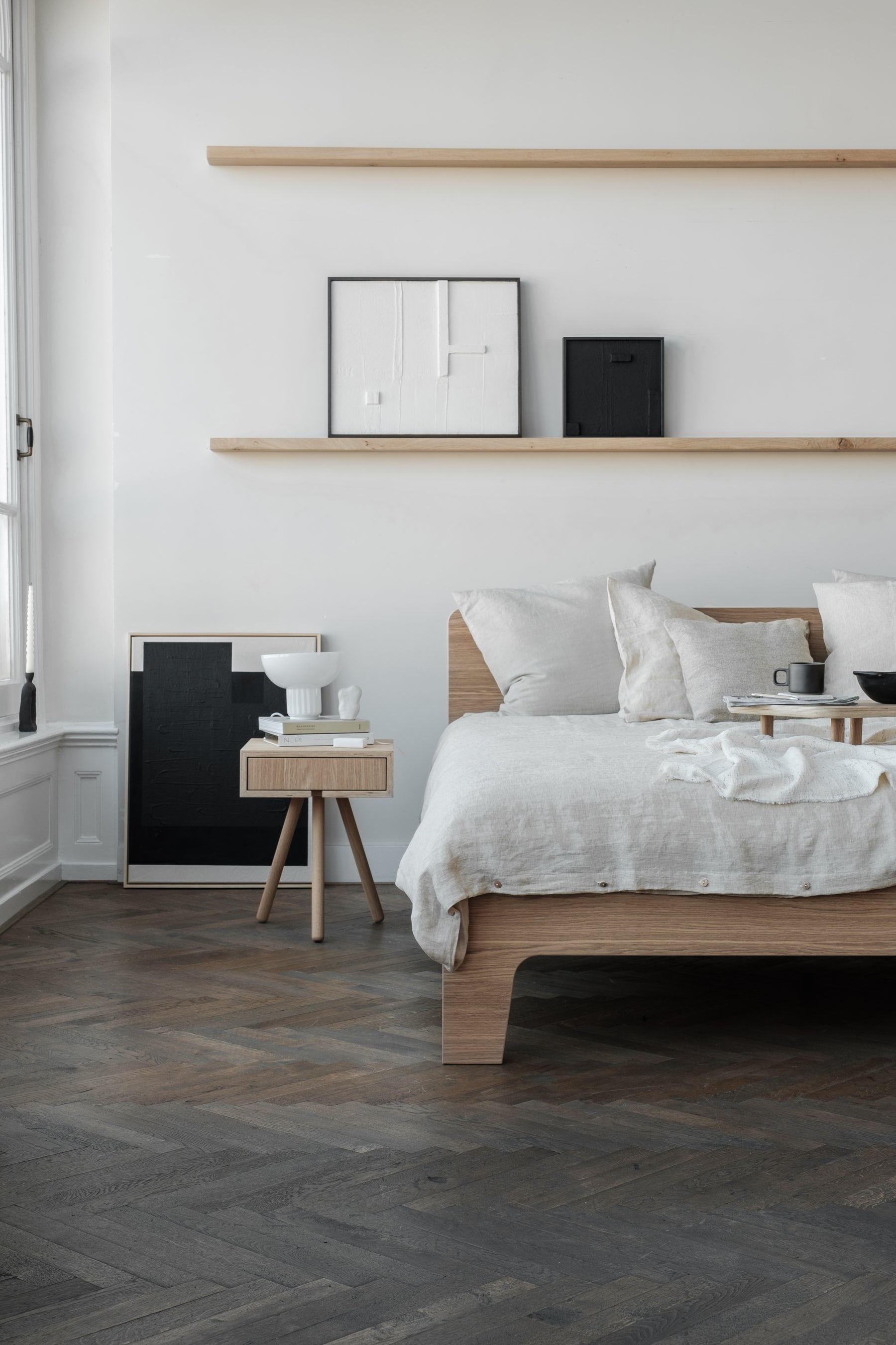 Pure bed licht eiken