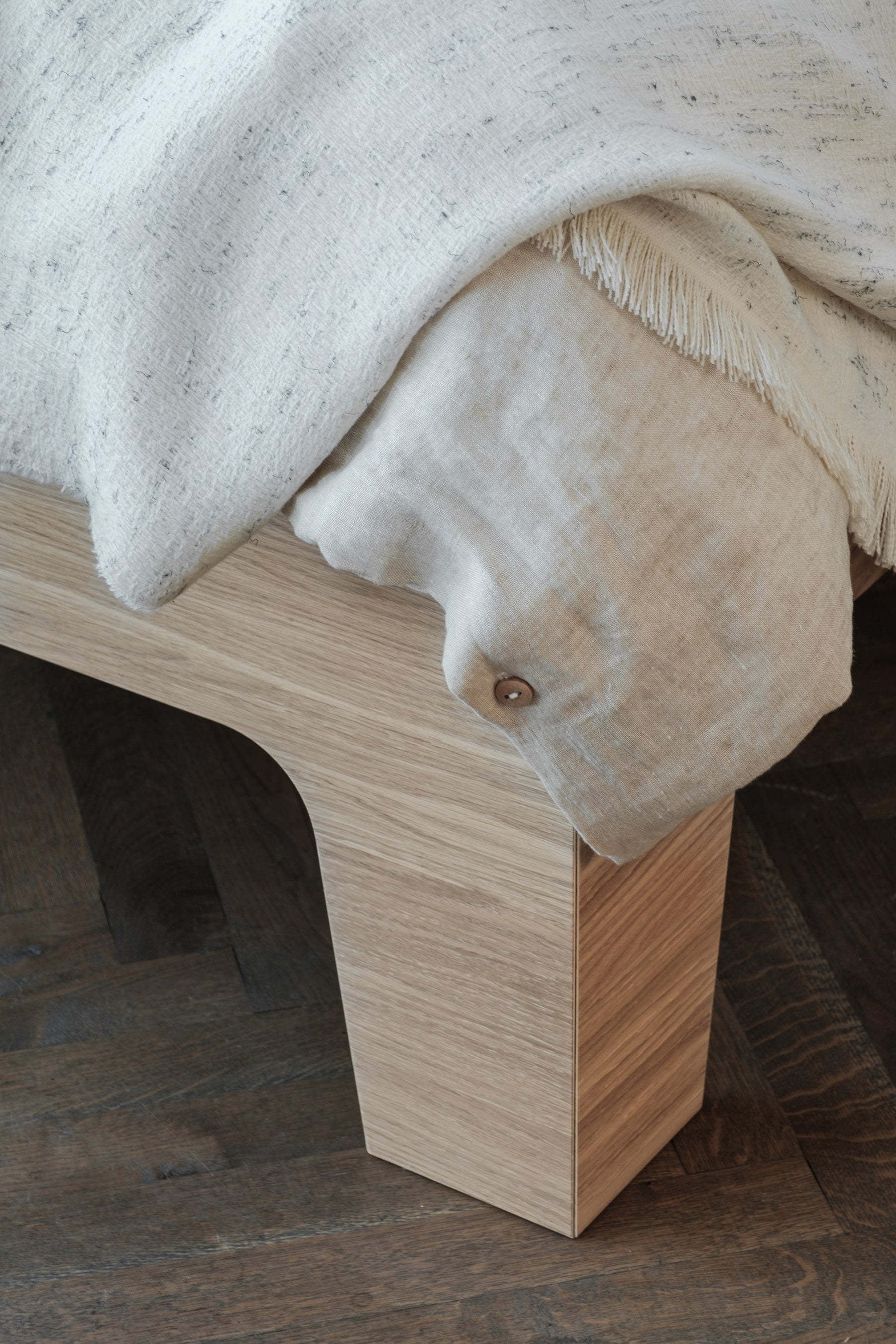 Pure bed licht eiken