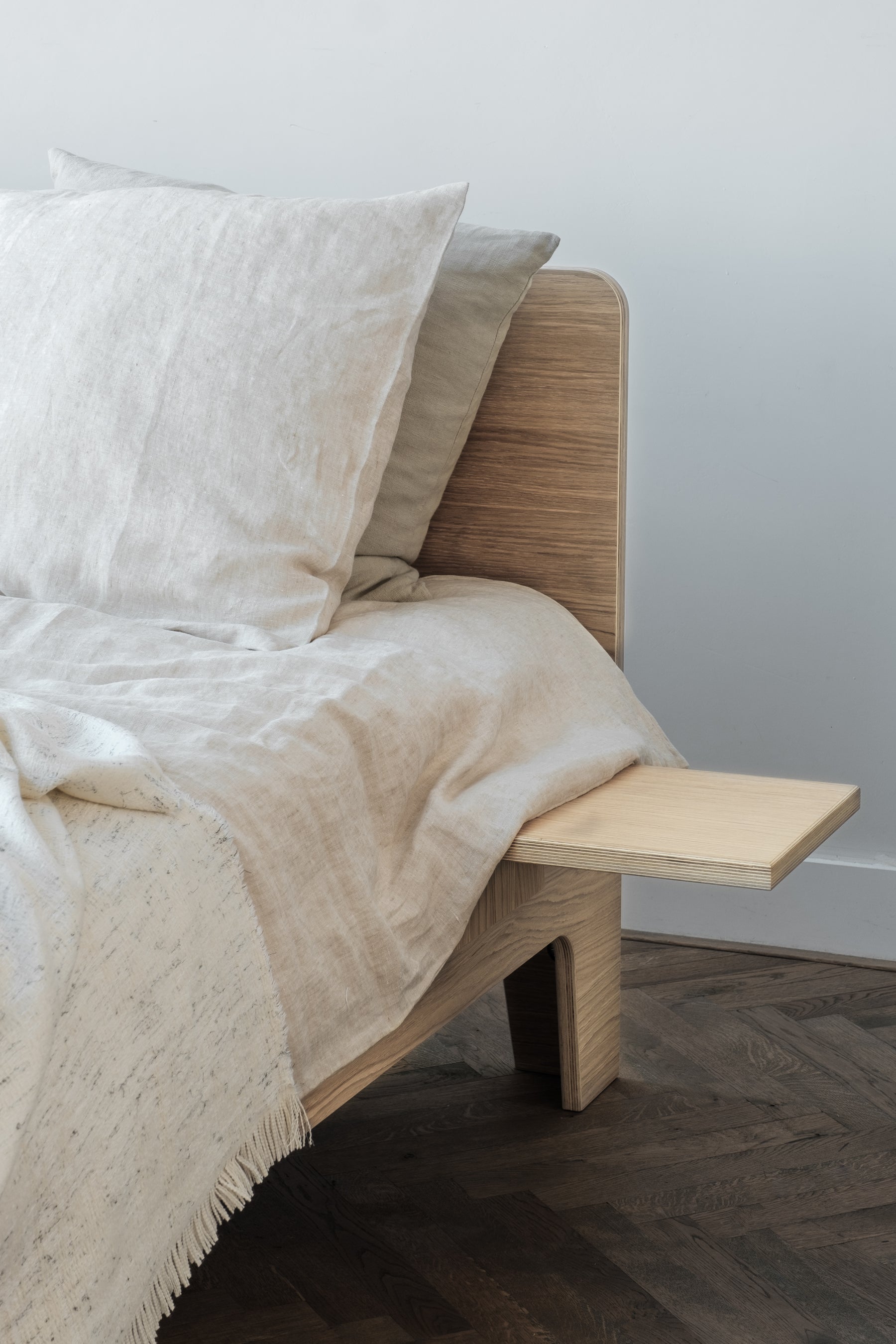 Pure bed licht eiken