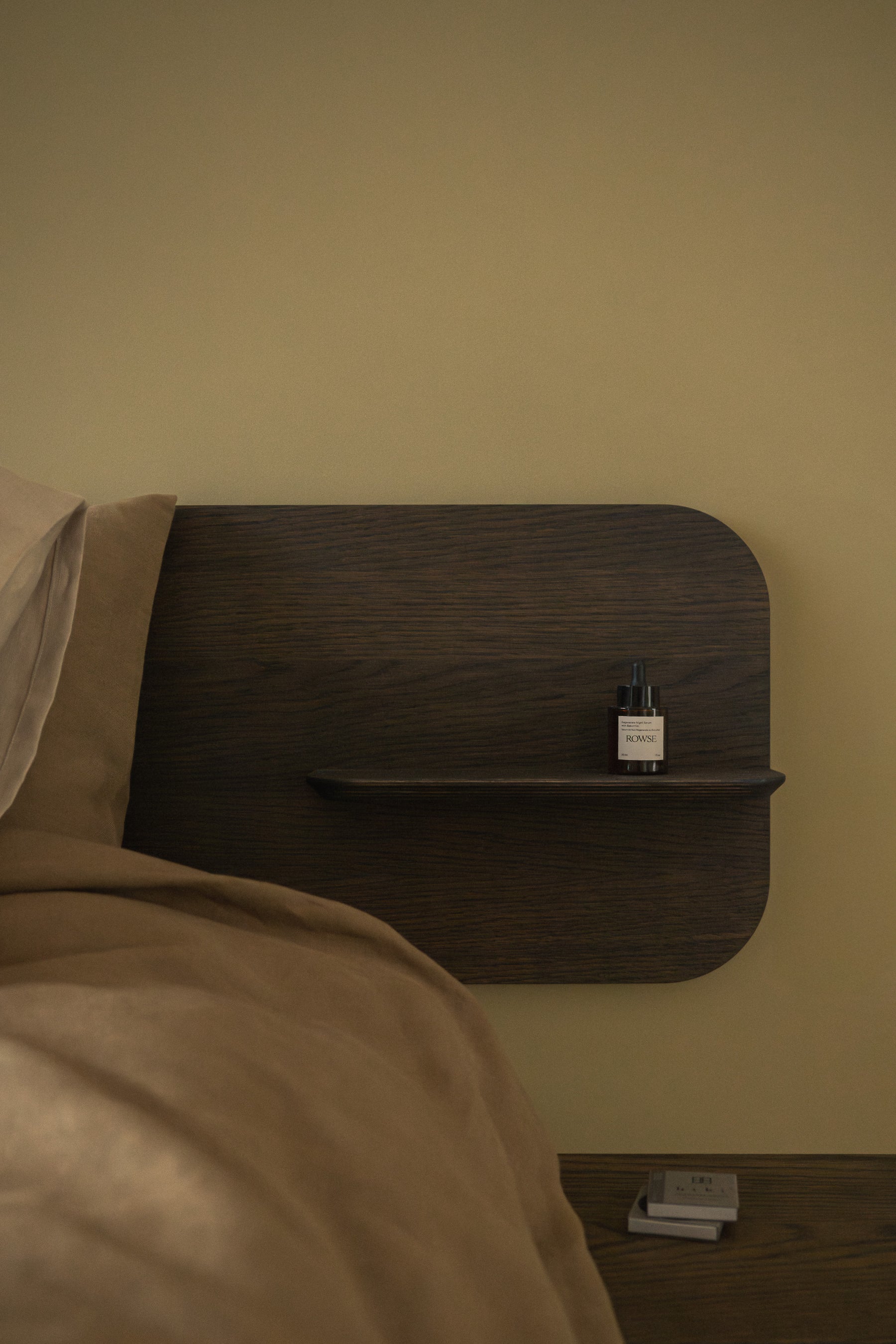 Frame bed donker eiken