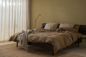 Frame bed licht eiken