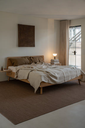 Basket bed licht eiken