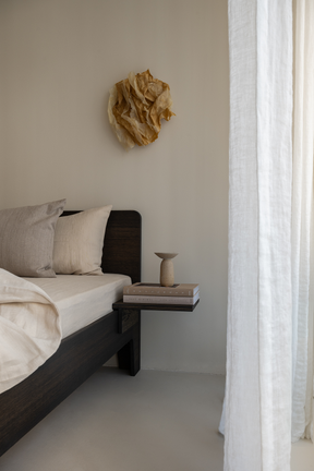 Pure bed donker eiken